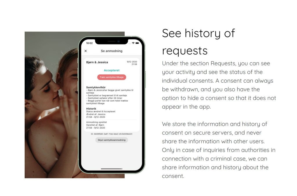 iConsent Danish app lets you give or withdraw consent to sex