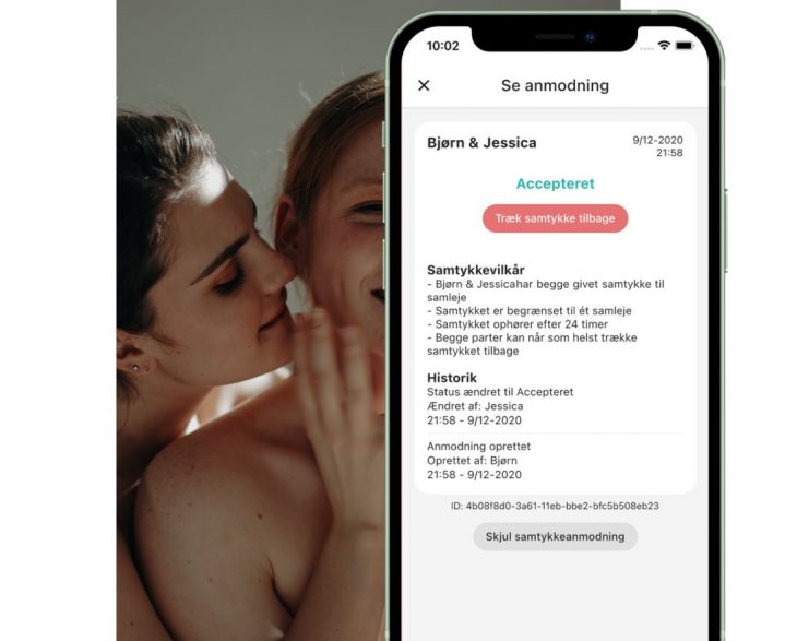 iConsent sex consent Danish app