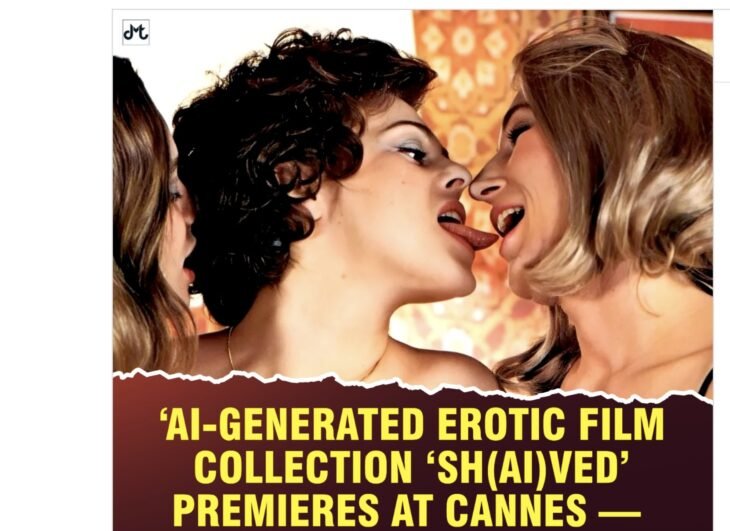 AI-generated erotic vintage film Sh(AI)ved